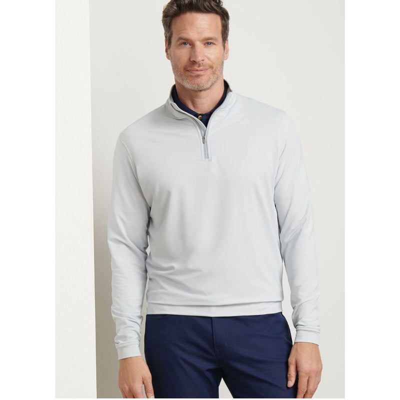 Peter Millar Perth Stretch Loop Terry 1/4 Zip Sweater in British