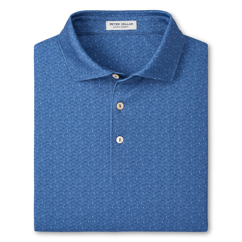 Peter Millar Negroni Performance Jersey Polo: Windsor Blue M Peter Millar Negroni Performance Jersey Polo: Windsor Blue M