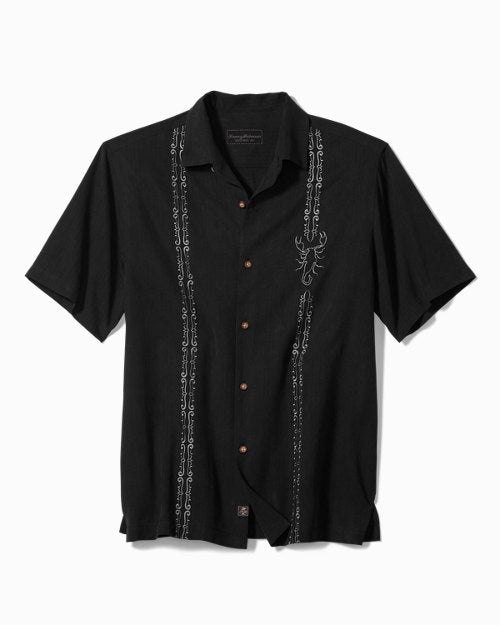 TBLV Tommy Bahama Mens Original Sample This Is How I Roll Camp Shirt Opal - FINAL SALE main image 1