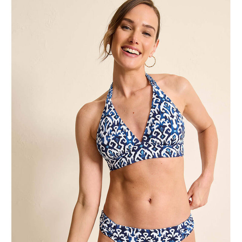 Tommy Bahama Navy Blue Halter Bikini Top Tommy Bahama