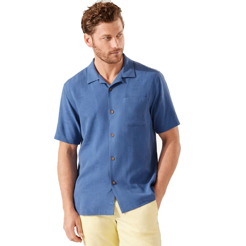 TBLV Tommy Bahama Mens Original Sample Live The Island Life Camp Shirt Coastline - FINAL SALE main image 0
