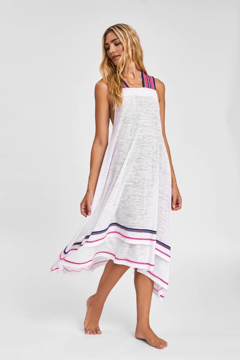 Pitusa St Tropez Dress Cover Up in White – Island Trends
