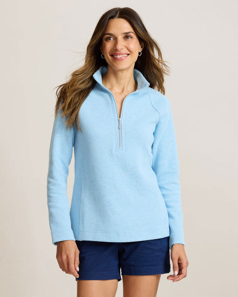 Tommy Bahama Women's New Aruba Half Zip Pullover Sweater in