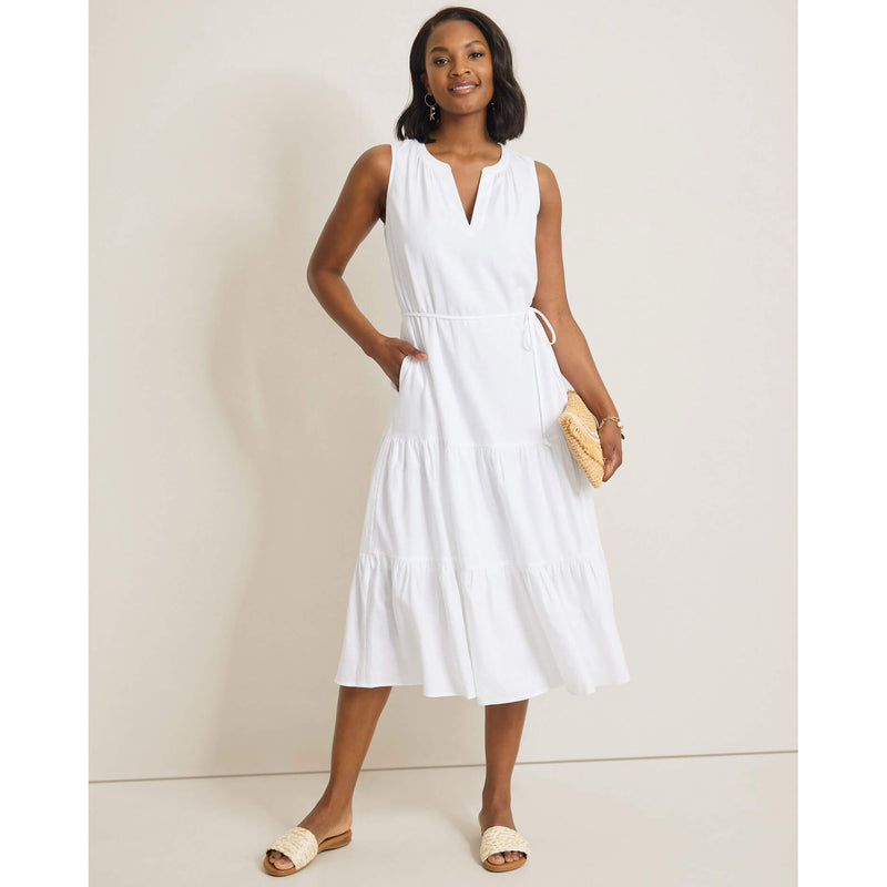 Tommy Bahama Women's Coastal Tide Sleeveless Sun Dress in White – Island Trends Tommy Bahama Women's Coastal Tide Sleeveless Sun Dress in White – Island Trends