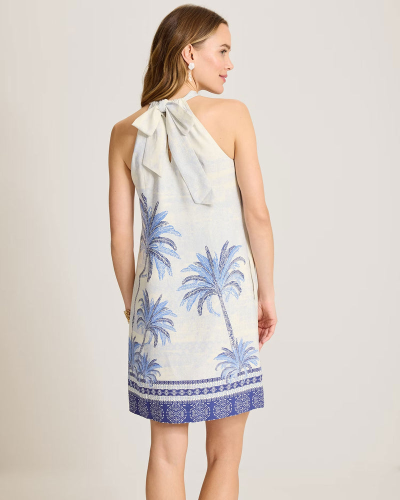 Tommy Bahama Women's Palm Paradise Halter Silk Dress in Coconut – Island Trends