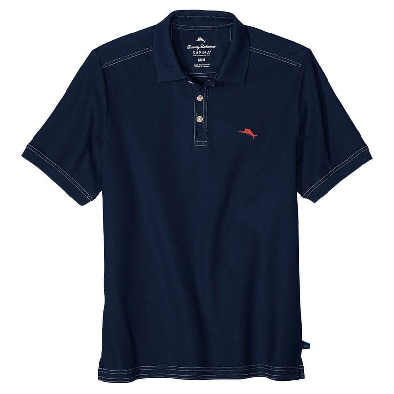 Tommy Bahama IslandZone Emfielder Polo Shirt Blue Note