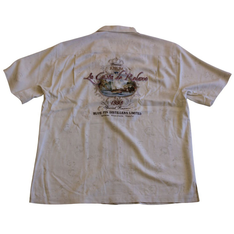 TBLV Tommy Bahama Mens Original Sample Liquid Asset Camp Shirt - Black - FINAL SALE main image 1