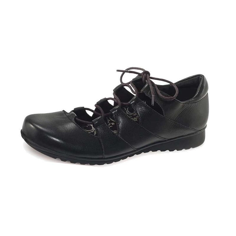 Aetrex Sienna Lace Up Shoes Black FINAL SALE NO RETURNS – Island