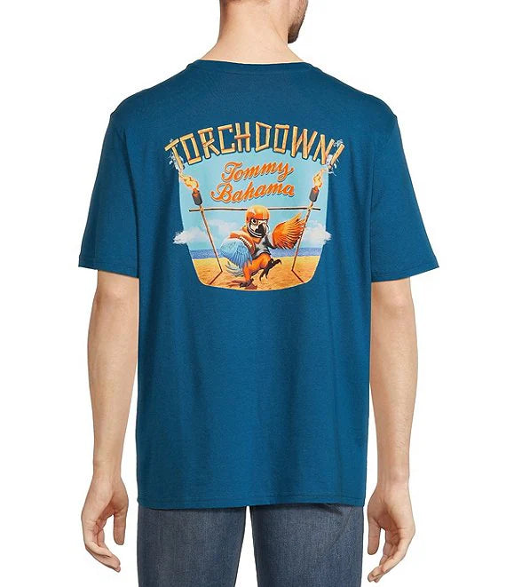 Tommy Bahama Touchdown T-Shirt - Blue Allure