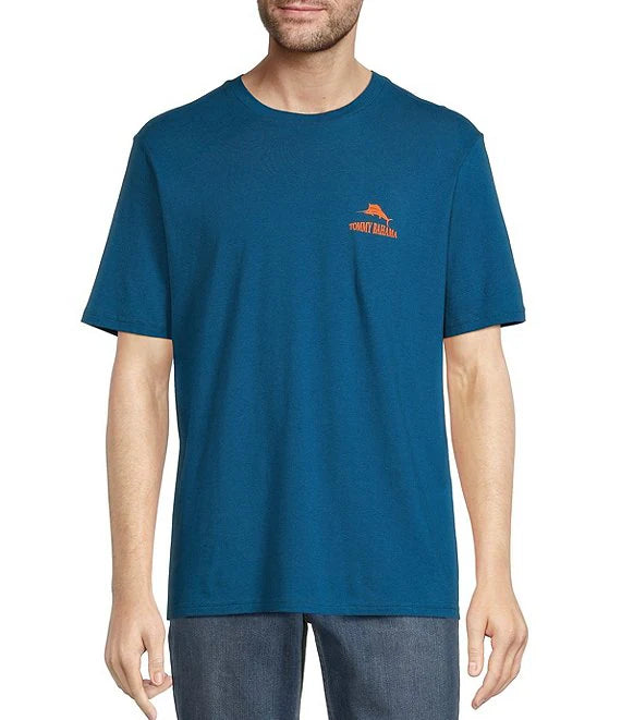 Tommy Bahama Touchdown T-Shirt - Blue Allure