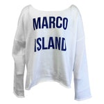 Marco Island Knit Sweater - White/Navy
