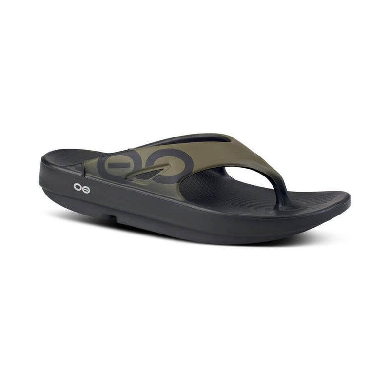 Ofoos Unisex OOriginal Sport Thong Sandals - Tactical Green