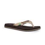 Sanuk Womens Yoga Paradise 2 Sandals - Natural Paradise Palms