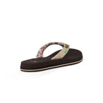 Sanuk Womens Yoga Paradise 2 Sandals - Natural Paradise Palms