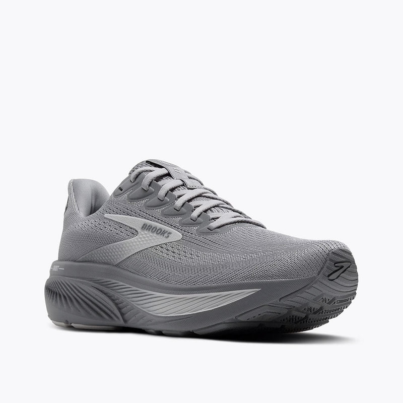 Brooks Mens Ghost 17 Shoes - Primer Gray / Oyster Mushroom