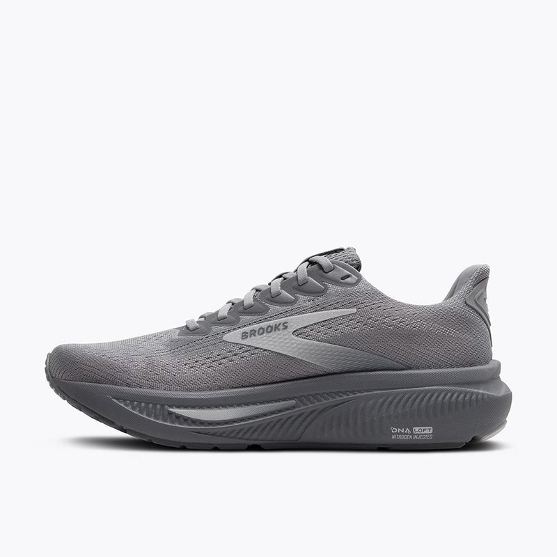 Brooks Mens Ghost 17 Shoes - Primer Gray / Oyster Mushroom