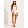 Seafolly La Mer Scoop Neck Swimsuit - White