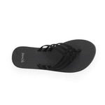 Sanuk Womens Yoga Sandy Sandals - Black