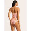 Seafolly La Mer Twist Bandeau Swimsuit - White
