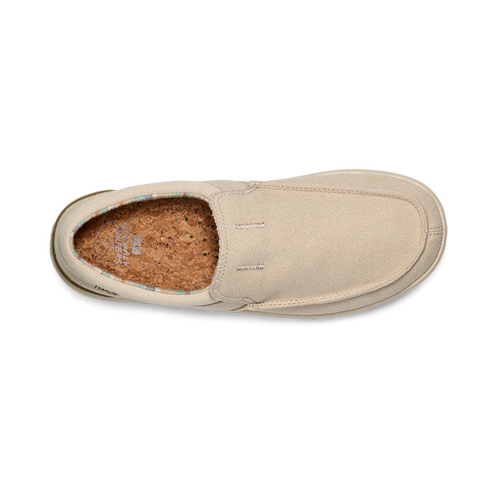 Sanuk Mens Hangout Lite Shoes - Oatmilk