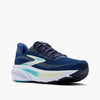 Brooks Womens Ghost 17 Shoes - Navy / Green / Turquoise