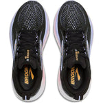 Brooks Womens Glycerin 22 Shoes - Black / Blue Heron / Orange
