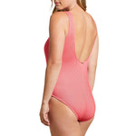 Tribal One-Piece Swimsuit With Ring - PinkPunch