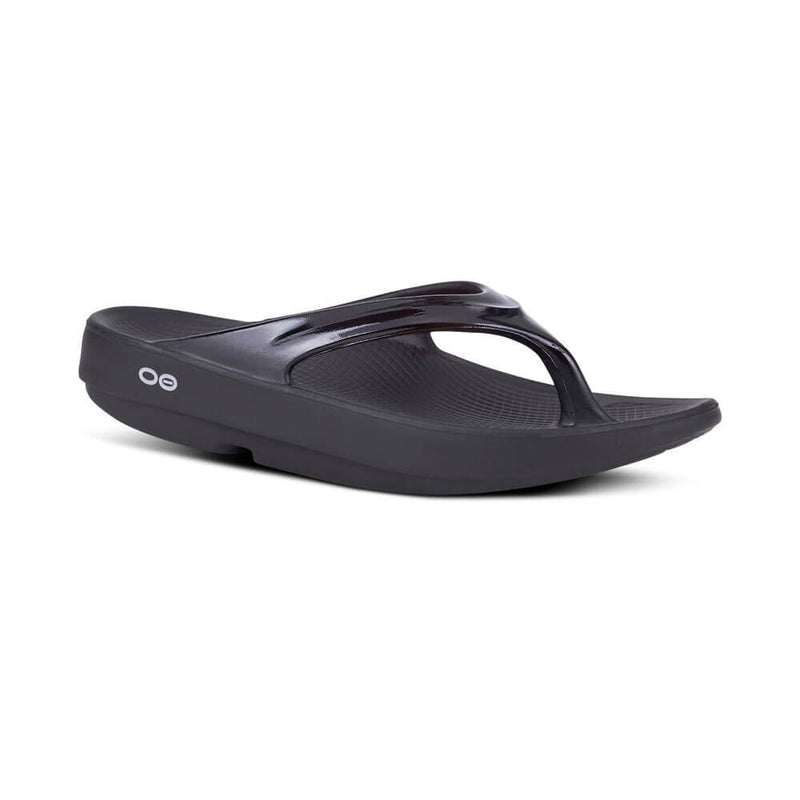 Oofos Women's Oolala Thong Sandals - Black