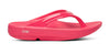 Ofoos Women's OOlala Thong Sandals - Neon Berry
