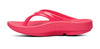 Ofoos Women's OOlala Thong Sandals - Neon Berry