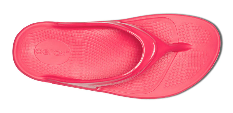 Ofoos Women's OOlala Thong Sandals - Neon Berry