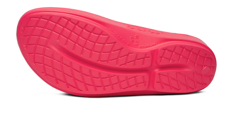 Ofoos Women's OOlala Thong Sandals - Neon Berry