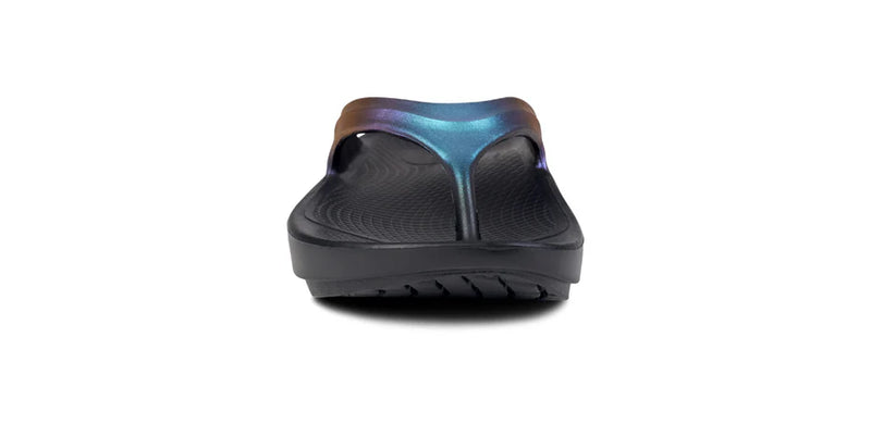 Oofos Women's Oolala Luxe Thong Sandals - Midnight Spectre