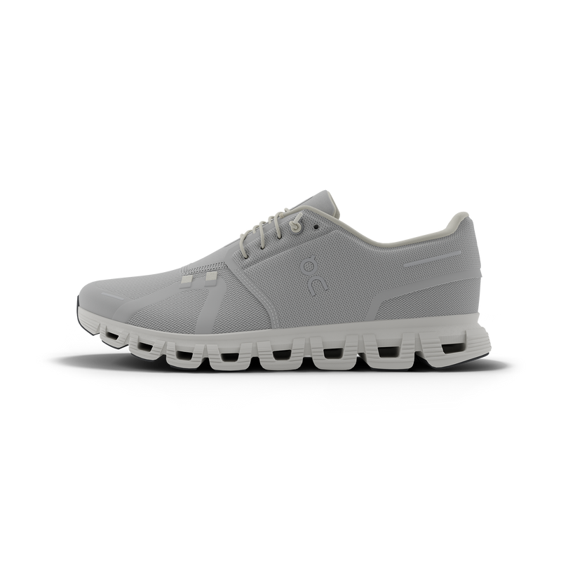 On Men's Cloud 6 Shoes - Glacier / White