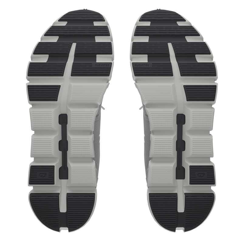 On Men's Cloud 6 Shoes - Glacier / White