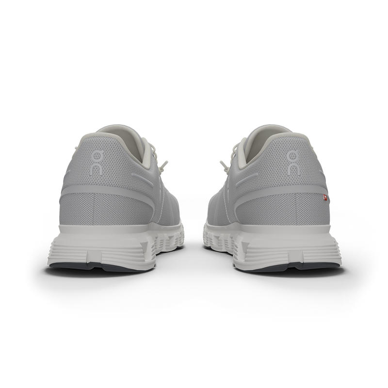 On Men's Cloud 6 Shoes - Glacier / White