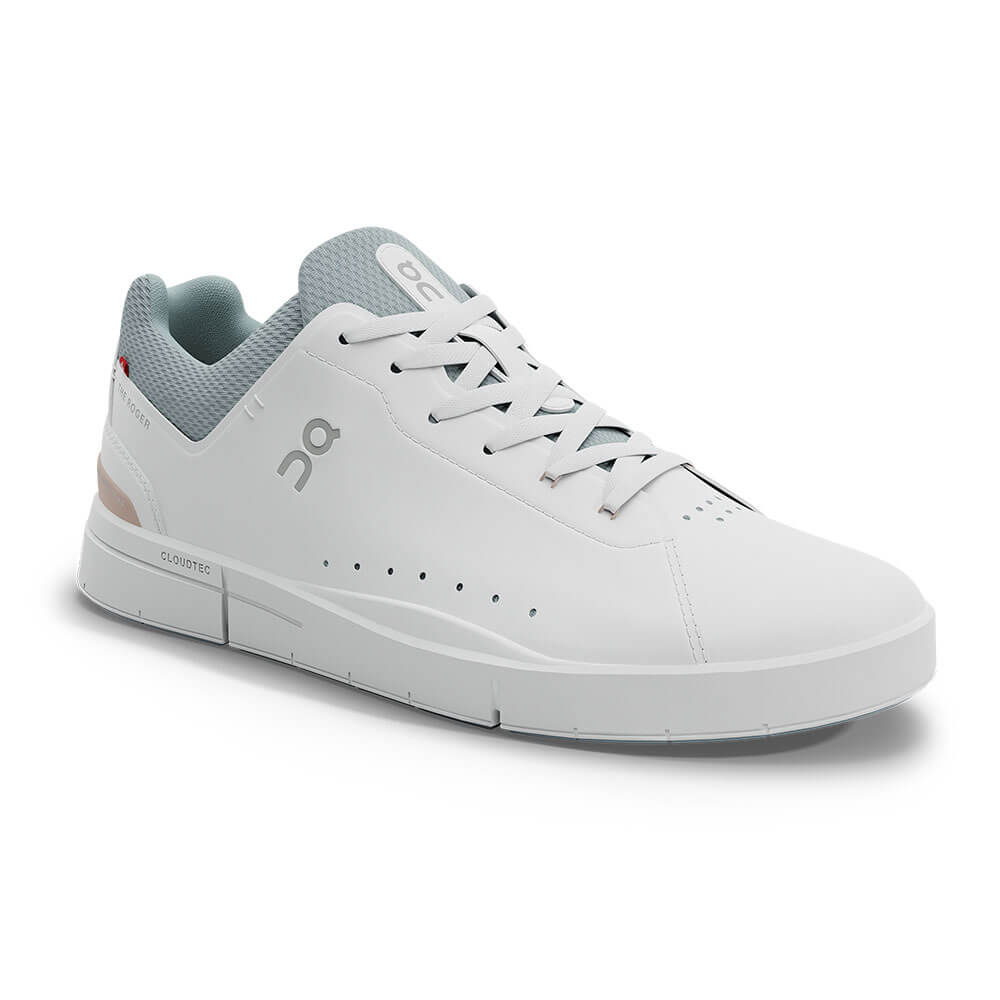 On Womens The Roger Advantage Shoes in White / Rosehip – Island Trends