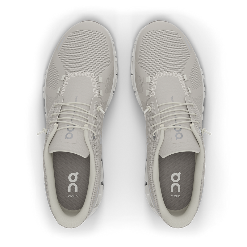 On Women's Cloud 6 Shoes - Pearl / White