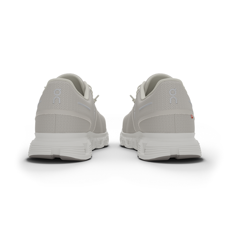 On Women's Cloud 6 Shoes - Pearl / White