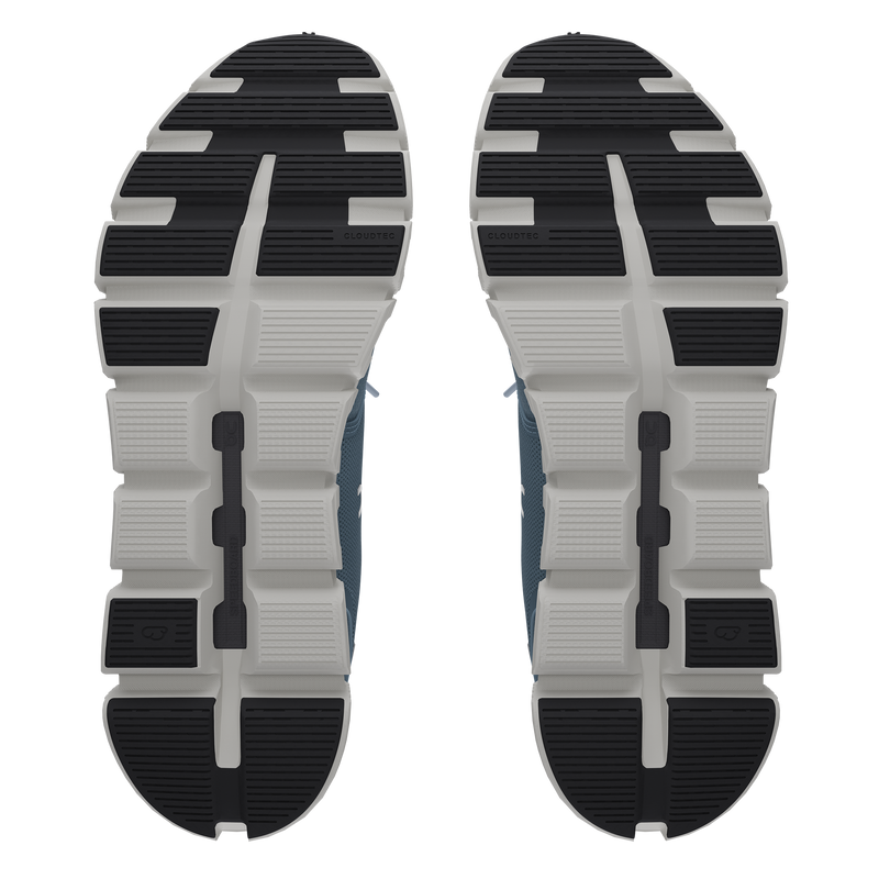 On Women's Cloud 6 Shoes - Chambray / White