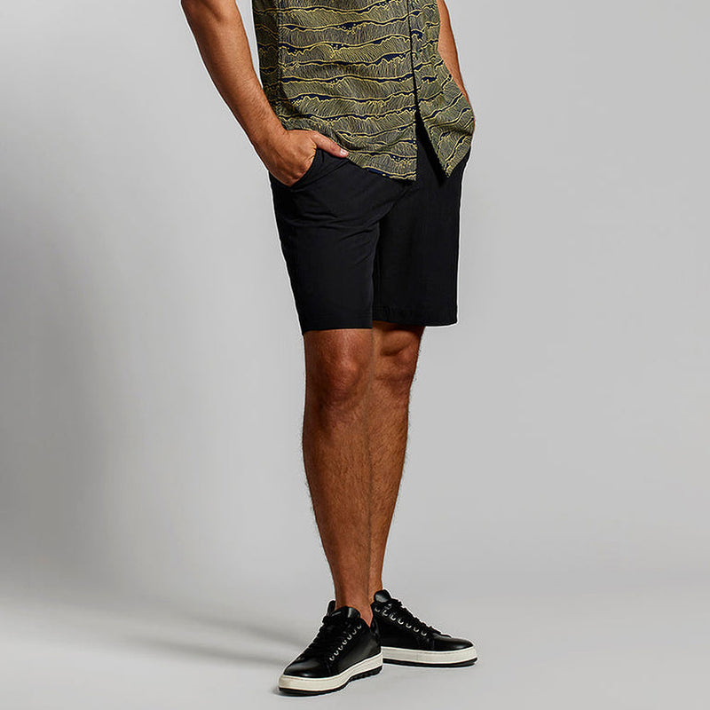 Tori Richard 8-Inch Surf N Turf Shorts - Black