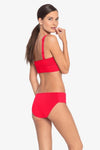 Robin Piccone Ava Twist Bottom - Fiery Red