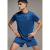 On Men's Performance Running T-Shirt - Denim