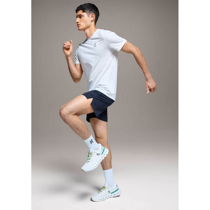 On Men's Performance Running T-Shirt - Undyed White