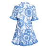 Islapayal Lisbon Mini Dress - Sunflower Blue