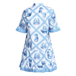 Islapayal Lisbon Mini Dress - Treasure Island White