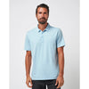 TravisMathew The Heater Polo Shirt - Heather Dream Blue