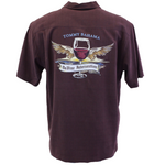 TBLV Tommy Bahama Mens Original Sample Davine Intervention Camp Shirt - Syrah