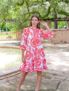 Islapayal Malta Mini Dress - Sunflower Red