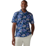 Chubbies The Squad Goal Performance Polo Shirt - Navy